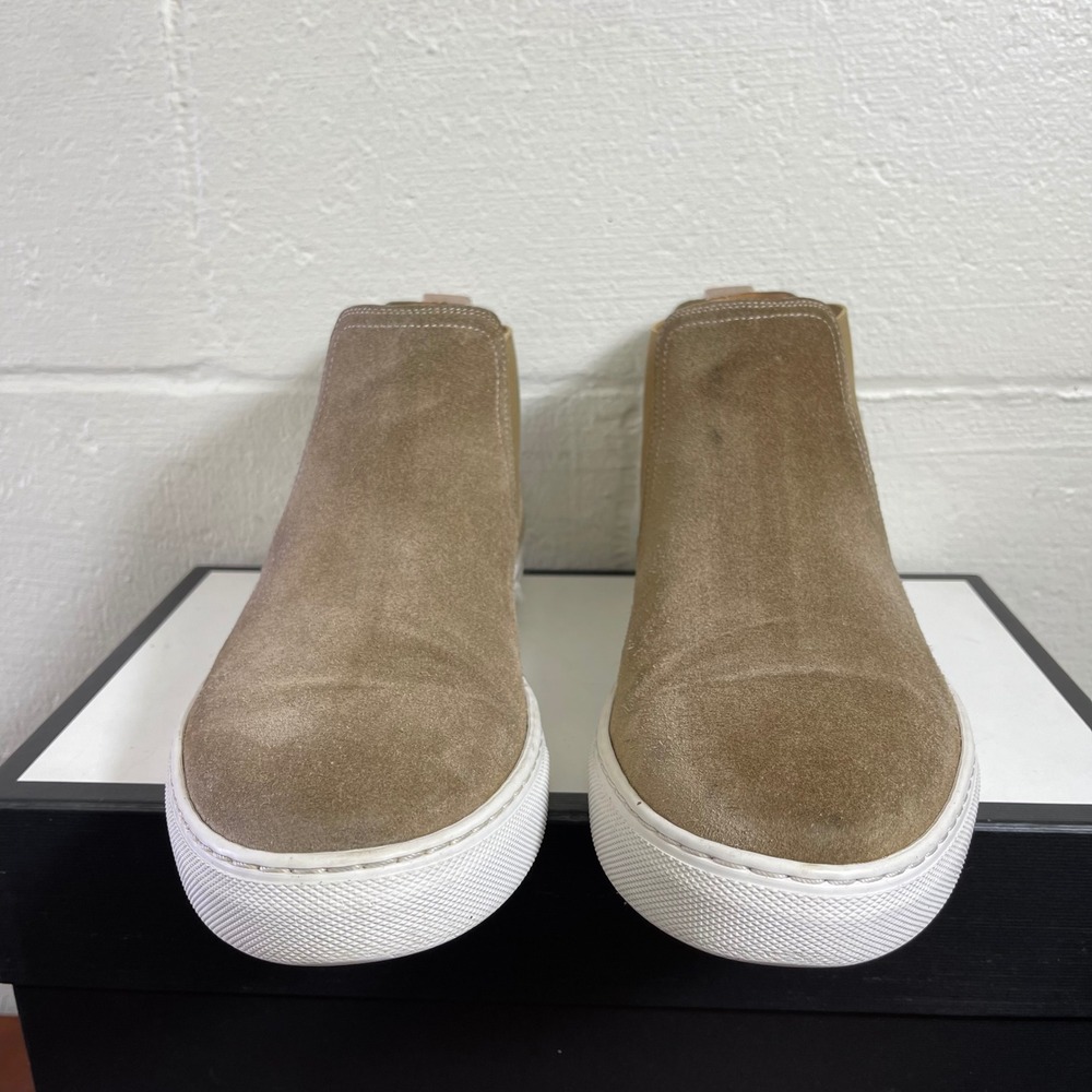 Magnanni 19821 Chelsea Boots Brown Suede Pull On Men's Size 9 M Made In Portugal